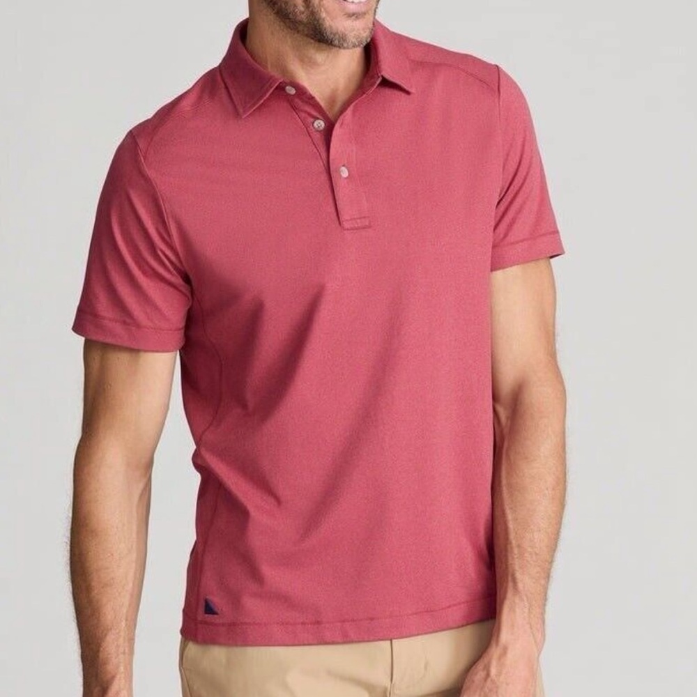 Untuckit Clavidor Short Sleeve Performance Polo Shirt - Size Large